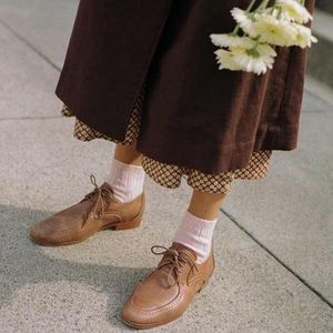 Christy Dawn Agnes Oxford Saddle Leather Shoe New In Box